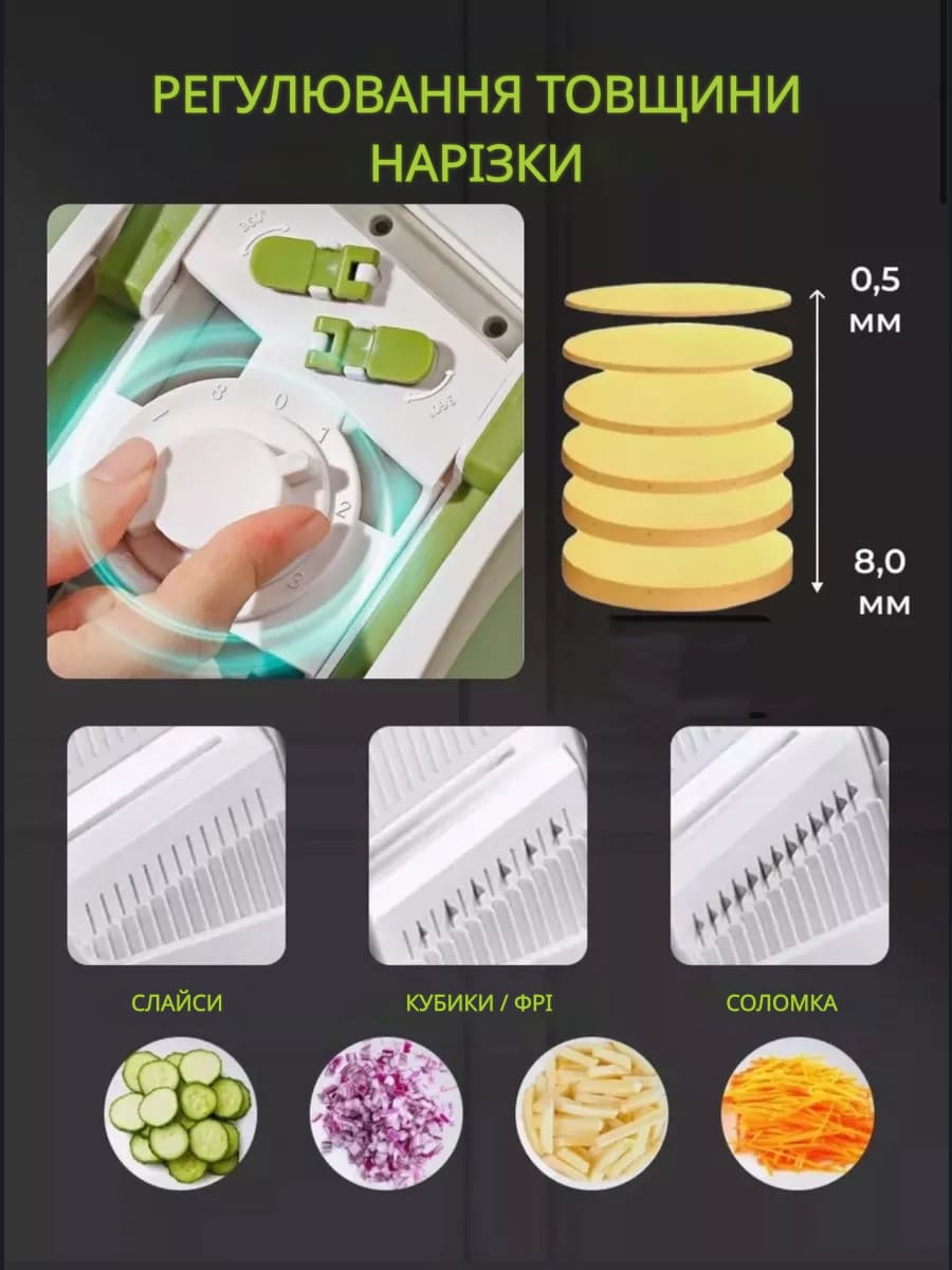 Універсальна овочерізка 